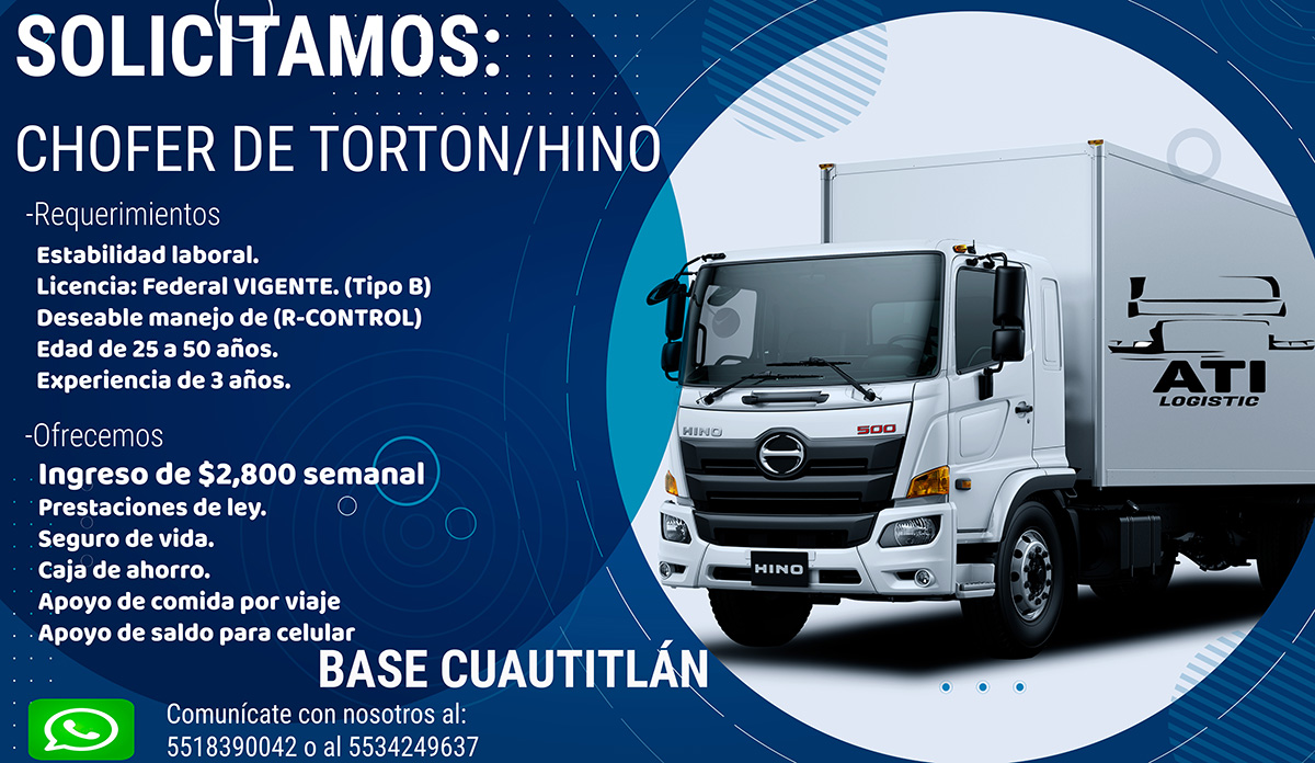 Vacante Operativa - Dispersiones Plásticas